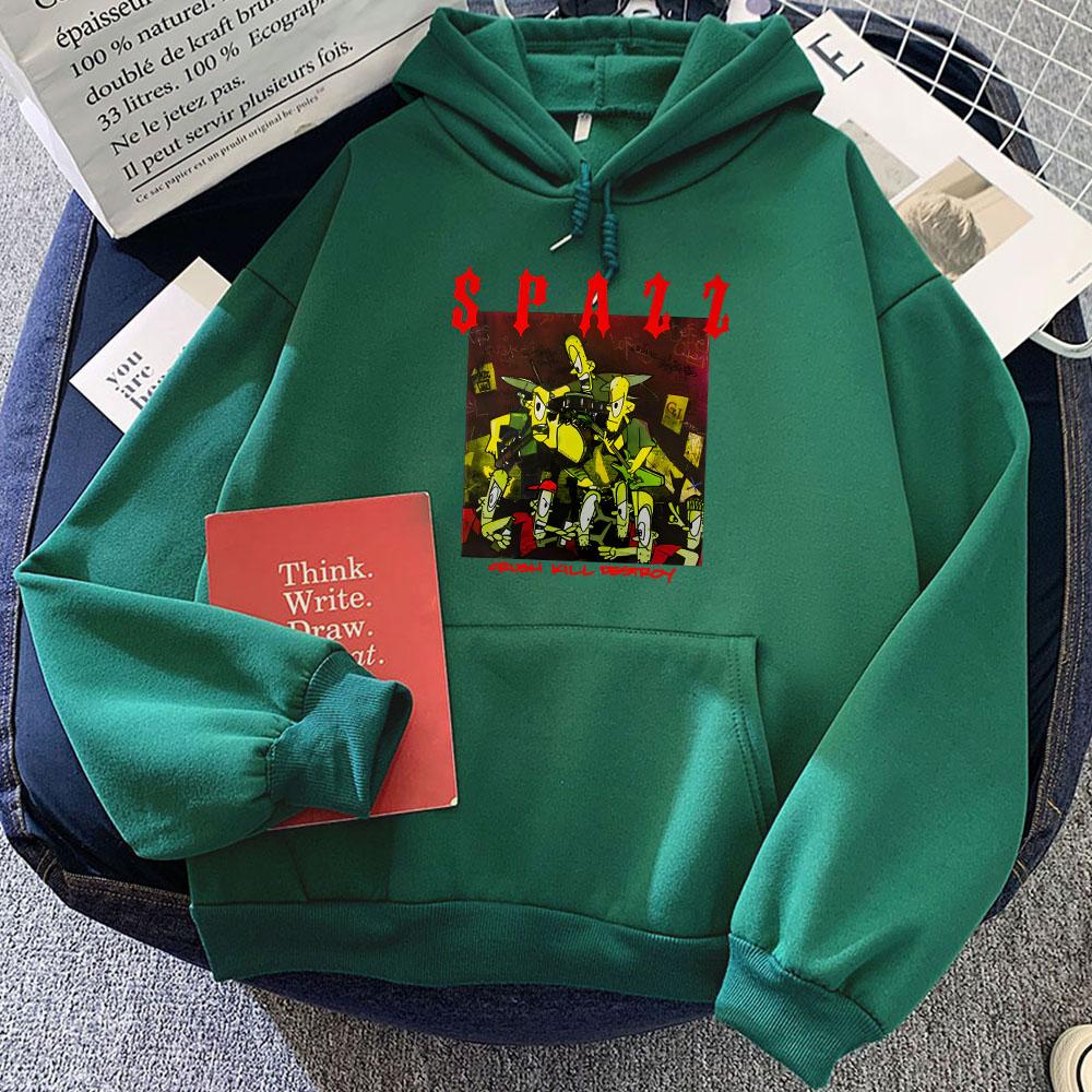 Crush Kille Destroy SPAZZ Hoodies Band Funny Graphic Printing Sweatshirts Sudadera Mujer Winter Women/Men Pullovers Hooded Girls