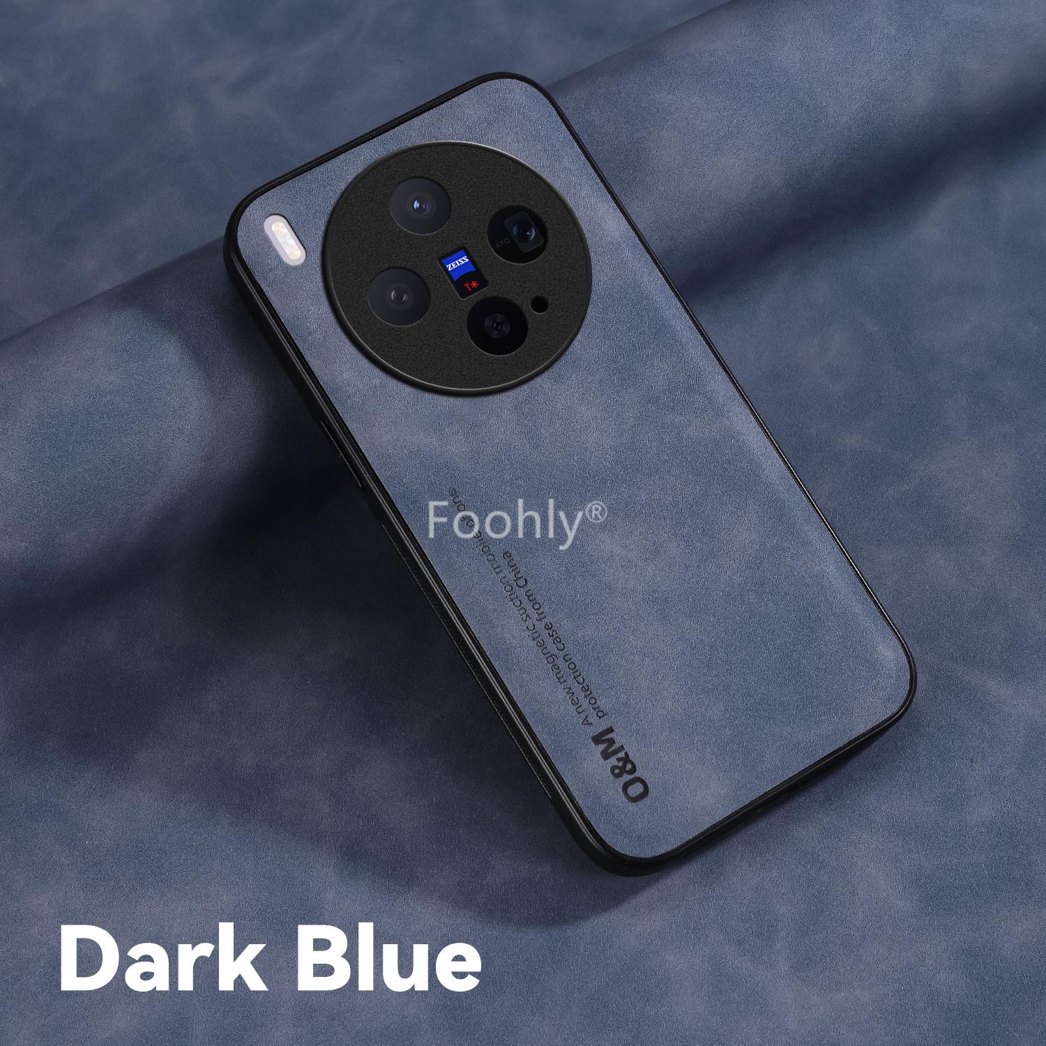 

Nubuck Leather Magnetic Case for Vivo X300 Pro Protective Cover Shockproof Back Shell Coque Capa Fundas vivo X300 Pro