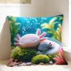 Süßer Axolotl Kissenbezug Moderner Kissenbezug Für Sofa Heimdeko Individuelle Kissenbezüge Geschenk