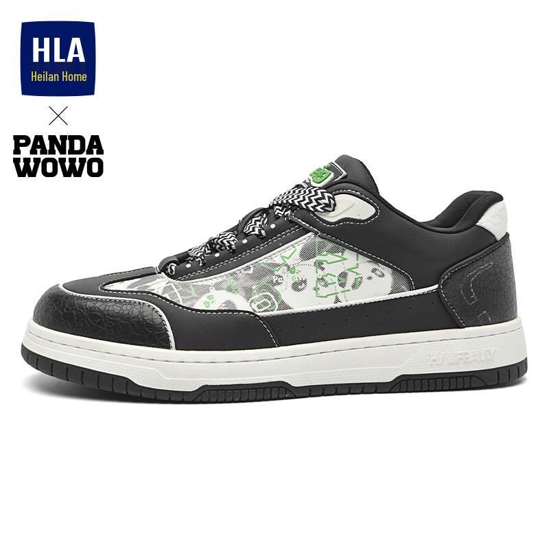 HLA Men's Panda Wowo Co-branded Casual Skate Shoes