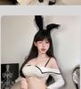 Seductive Bunny Girl Lingerie Set - Secretary Uniform with Tease-Ready Design
