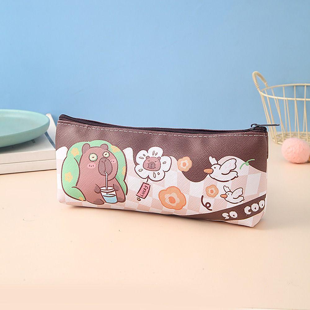 

Сумка для ручки капибары, однослойная сумка для канцелярских принадлежностей, высокий внешний вид, пенал, офисные школьные принадлежности