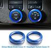 Chevrolet Silverado 22-23 Decorative Rings for A/C Knobs & Headlight Switches