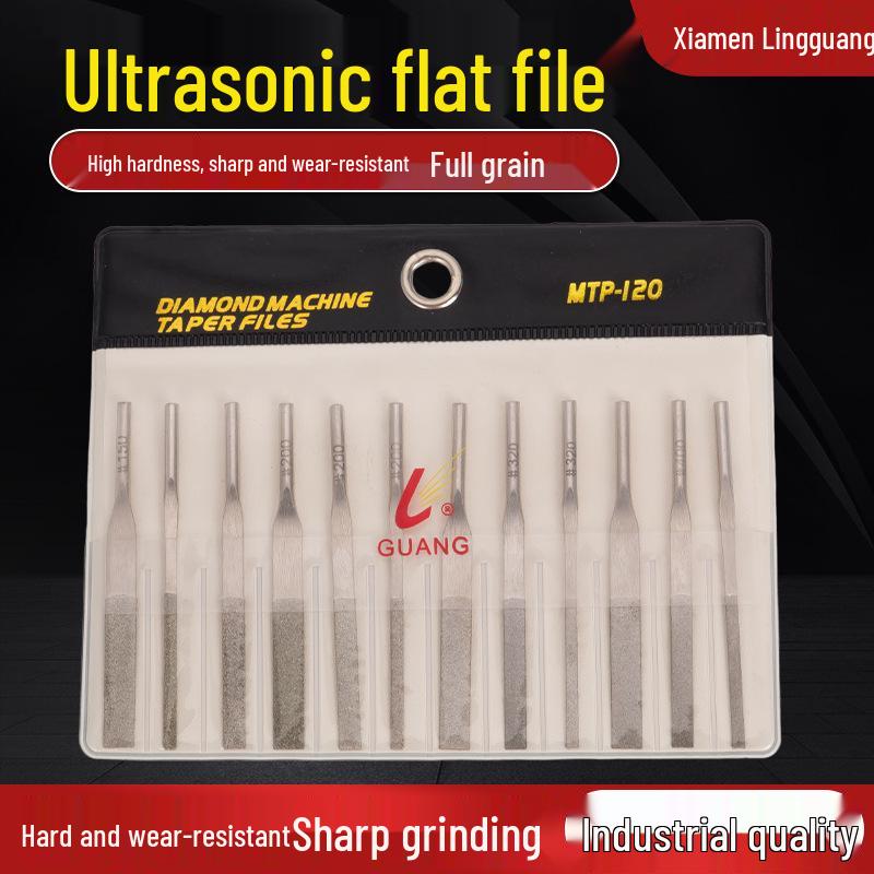 Linguang Ultraschallmaschine Flache/Parallele Legierungs-Diamantfeile
