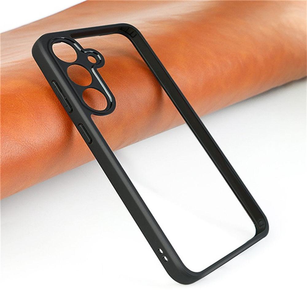 For Samsung Galaxy S24 FE Case Shockproof PC+TPU Clear Back Phone Cover