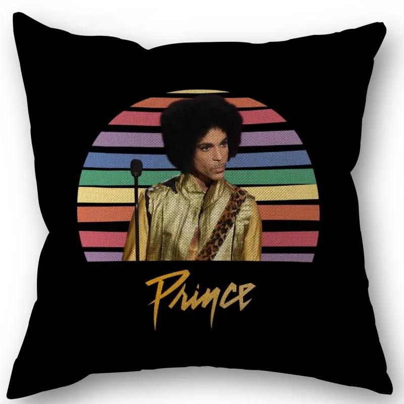 Funny Prince Pillowcase Home Textile Cotton Linen Fabric 45x45cm One Side Decoration Pillow Cover 1014