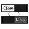 1PC Flipping Dishwasher Reminder Acrylic Memory Prompts Convenient Instructions Washing Machine Tips Clean or Dirty Kitchen