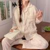 Damen-Pyjama-Set Pyjama 2-teiliges Set luftig weich lässig bedruckter Pyjama