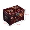 Elegant Large Capacity Jewelry Box Vintage Makeup Case Chinese Wedding Gift Hand Painted Lacquer