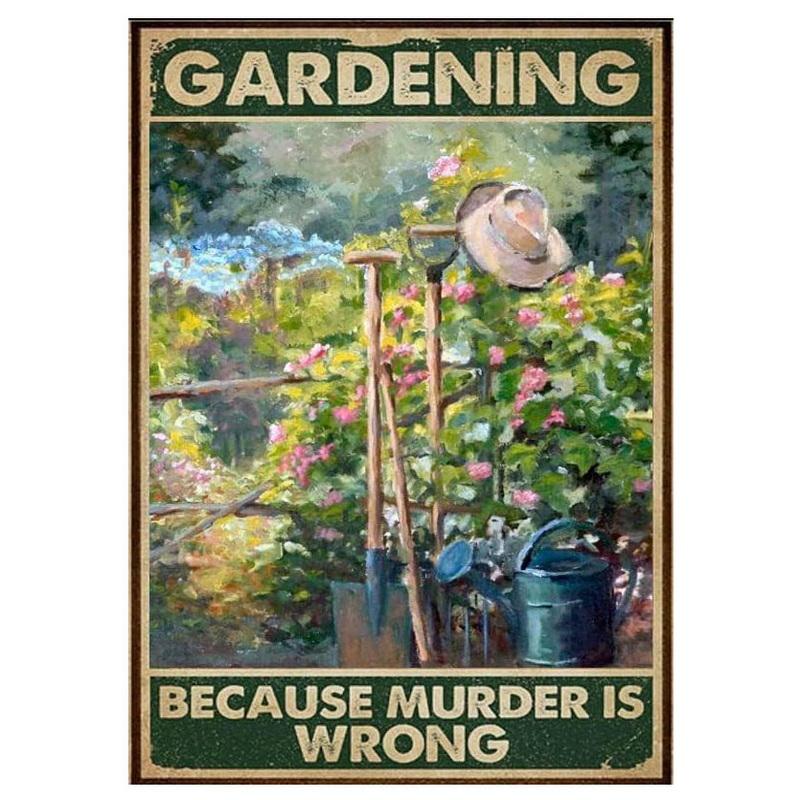 Vintage MetL Tin Signs Funny In A World Full of Roses Be A Sunflower Poster Tin Signs  Decoration for Home Cafe Bars Wall Decor