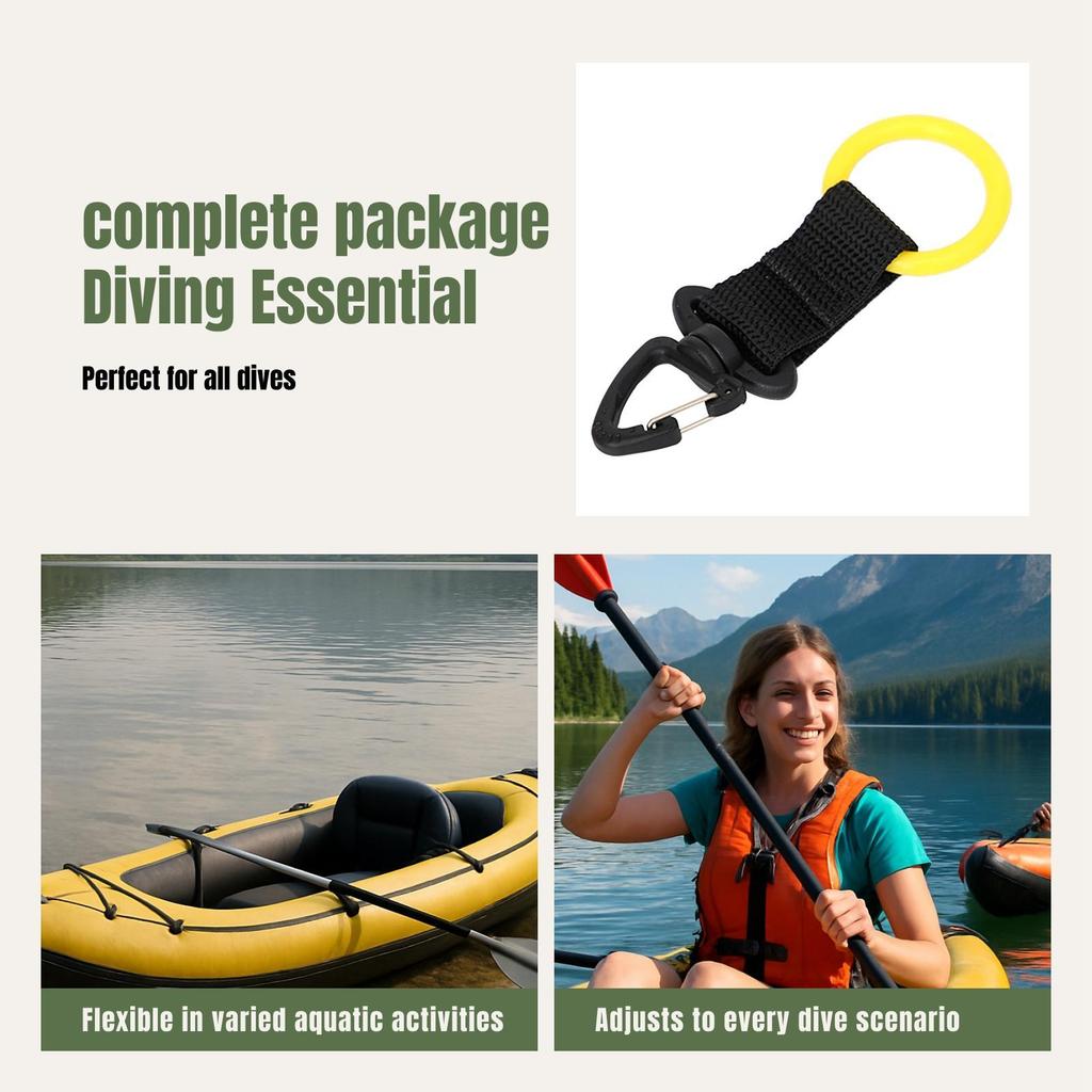 Compact Regulator Holder Retainer Clip Lanyard for Diving