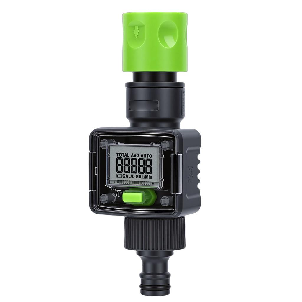 Water Flow Meter High Precise Real Time Monitoring Digital Water Consumption Meter for Garden Watering Irrigation