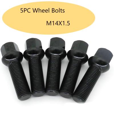 Bulloni della ruota posteriore dell'auto Strumenti delle ruote dell'auto Parti del camion 5X M14 × 1.5 60mm per Mercedes-Benz E200 E250 E280 E300 E320 VW CC Corrado Beetle