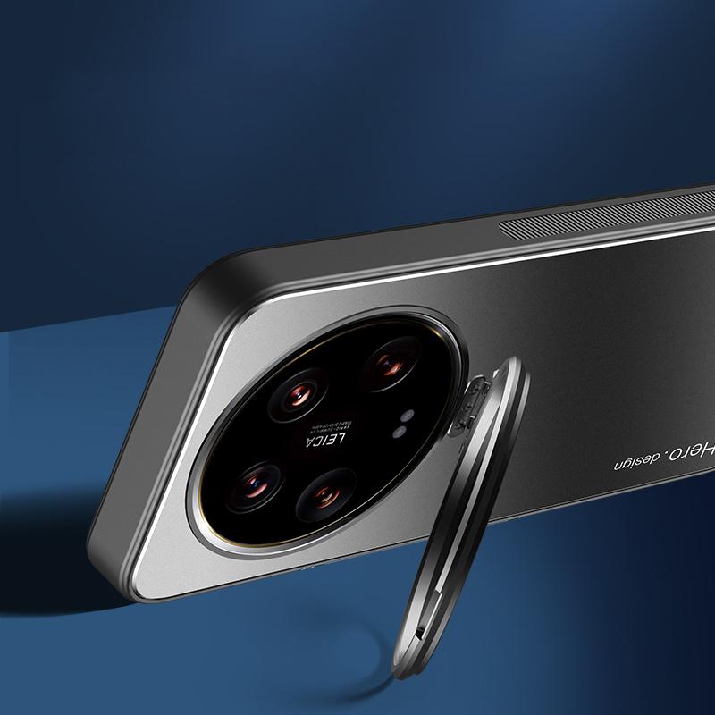 For Xiaomi 14 Ultra Case with Lens Kickstand Shockproof PC+TPU Phone Cover