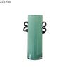 Emerald Green Delicate Glass Vase Hydroponics Plant Pots Table Decoration Flower Arrangement Floral Vases Room Aesthetic Decor