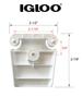 Igloo Cooler Plastic Parts Kit Made in the USA Includes 2 3 Latch Posts - - Latches, Hinges, & Screws.