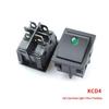 KCD4 Rocker Switch: 4/6 Pins, 2/3 Positions, Illuminated, 25x31mm, 16A 250V Power Button