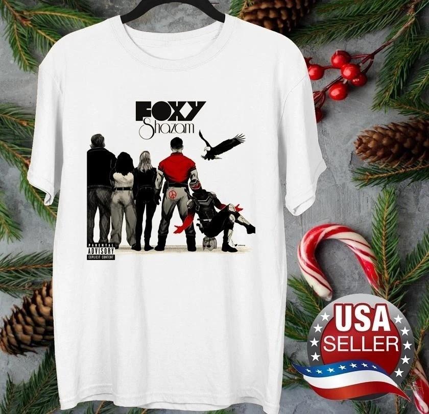HOT Foxy Shazam White Cotton Shirt All size S-5XL Unisex  MI683 Unisex T-Shirt XXL