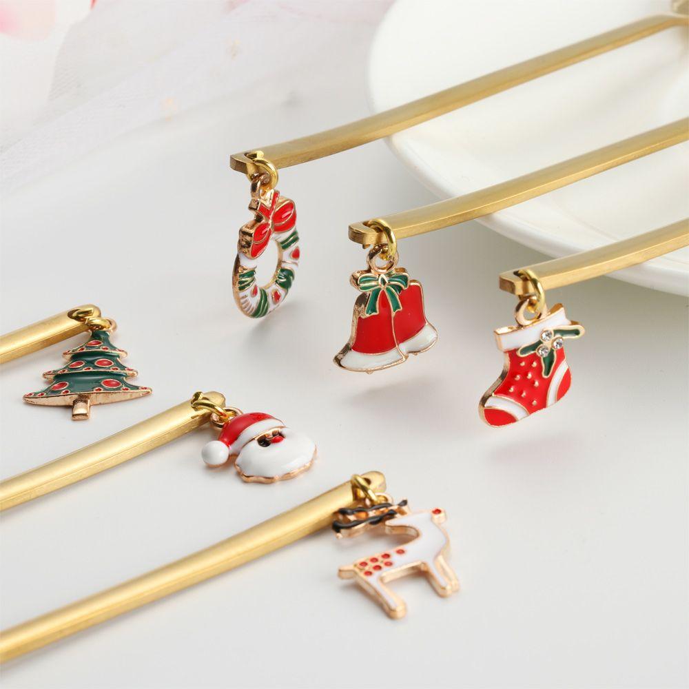 Kitchen Xmas Gifts Christmas Table Ornament Tableware Stainless Steel Coffee Spoon