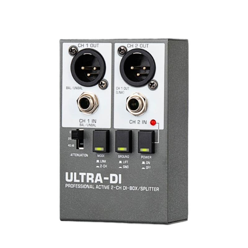 

High Fidelities Passive DI Box with Metal Construction Studio Grade Signal Conversion for Instrument 1