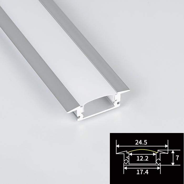 1-30 buc/lot 0,5 m/buc Profile din aluminiu LED tip V/U/YW încastrat laptoase/negru capac canal colț dulap bară liniară bandă lumini