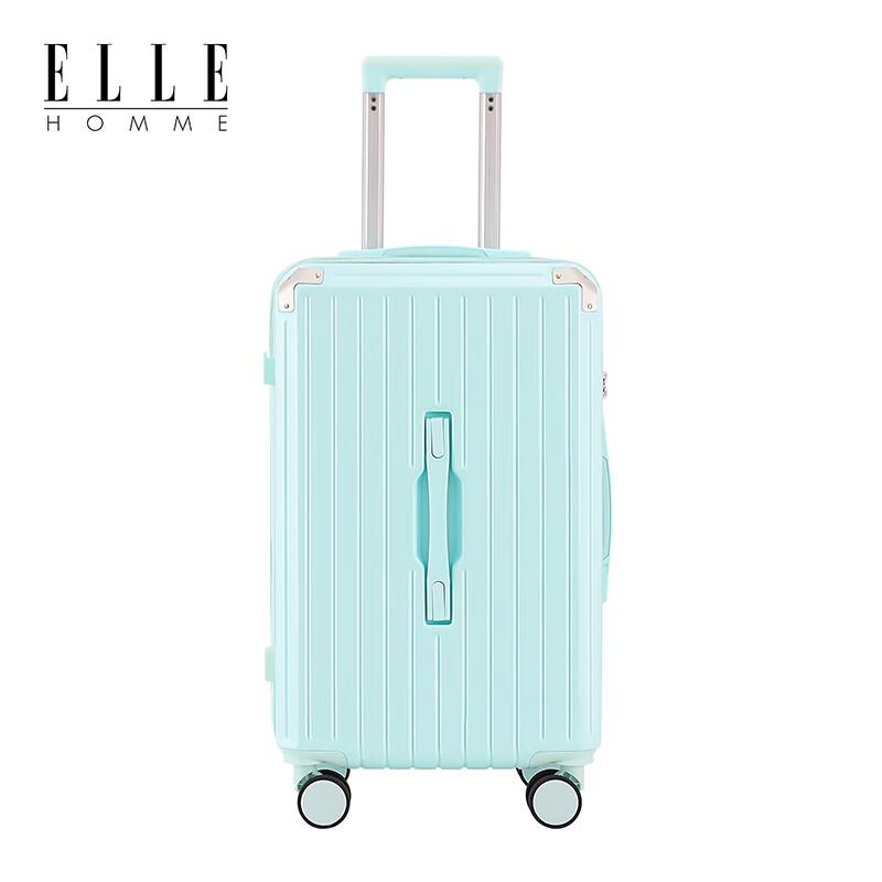 ELLE HOMME Sport Series Luggage with Charging Port and Cup Holder 22 inch