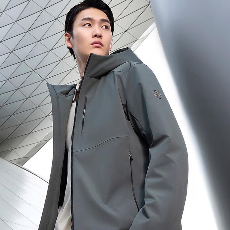Bosideng B40134161 Men's Hooded Commuter Goose Down Jacket
