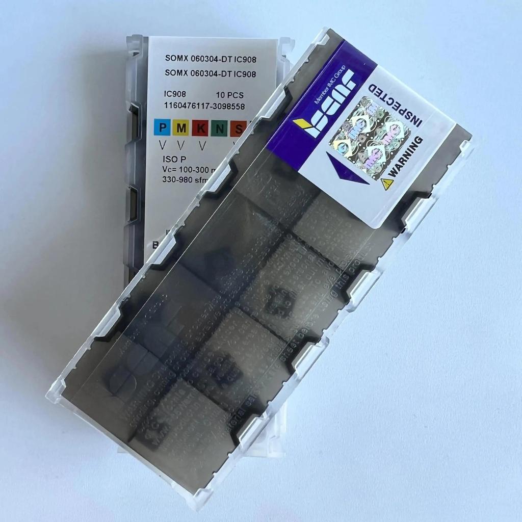 ISCAR / SOMX060304-DT IC908 /Industrial indexable Carbide Inserts 10 PCS
