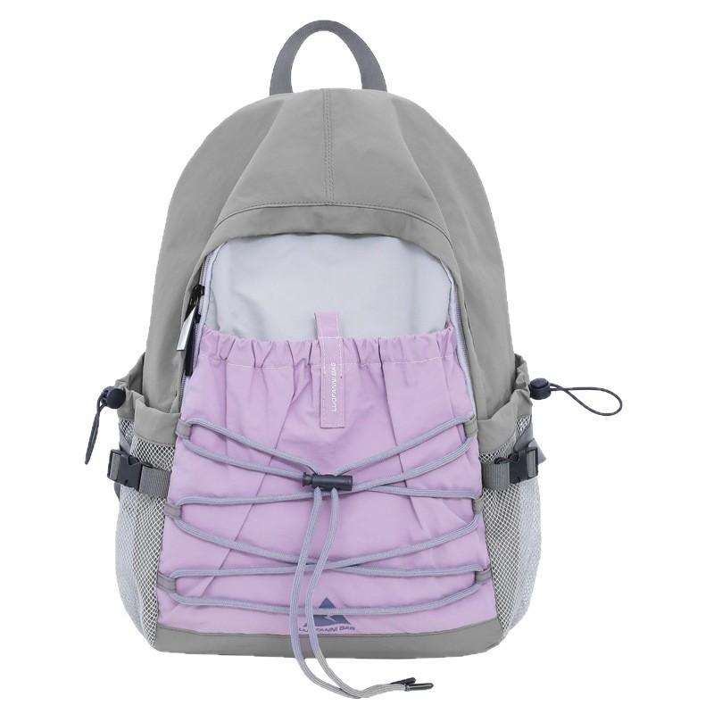 Unisex Ultralight Oxford Backpack Large Capacity Daypack 13in Laptop Compartment