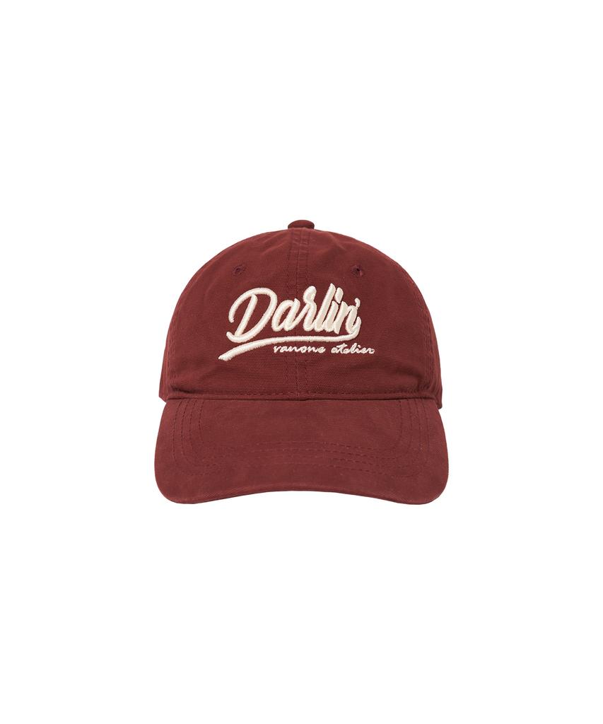 Banwonateullie B3010 Darling Embroidered Ball Cap_Wine