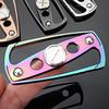 Fidget Spinner Roller Keychain Metal Hand Fingertip Spinning Top Tip EDC Stress Reducing Toys Anti Anxiety Adults Men Children