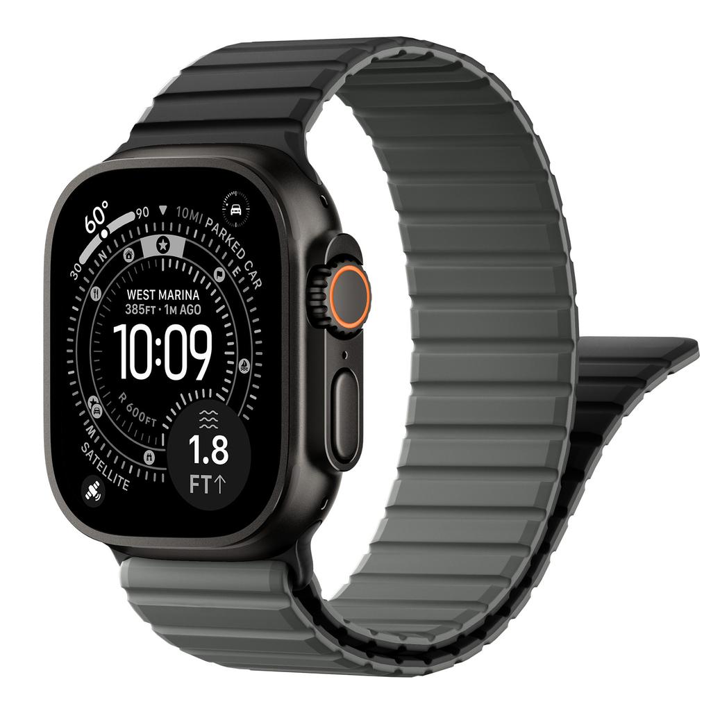 Strap for Apple Watch Ultra 3 Band 49mm 46mm 45mm 44mm 42mm Magnetic Silicone Bracelet Correa iWatch Series 11 10 9 8 7 6 5 Se 3