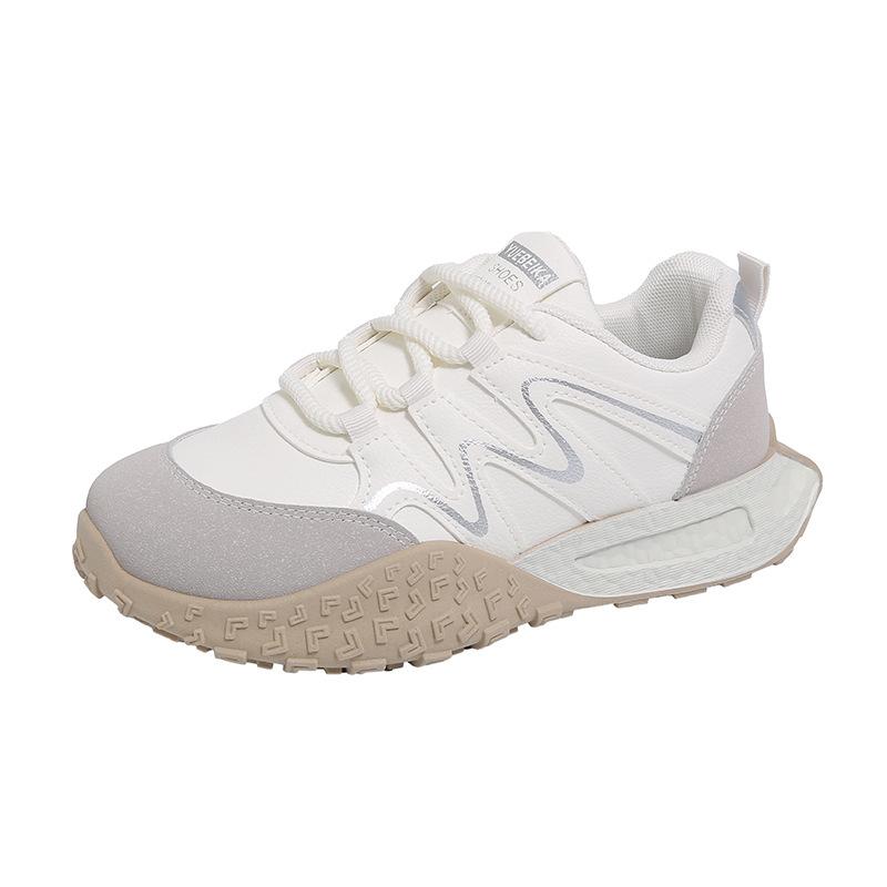

Summer new thick-soled little white shoes women s versatile breathable student board shoes casual shoes increase ins tide W 40