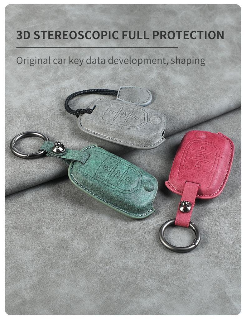 Wuling Hongguang Mini Macaron Key Cover for Women – Mini EV Car Key Protector
