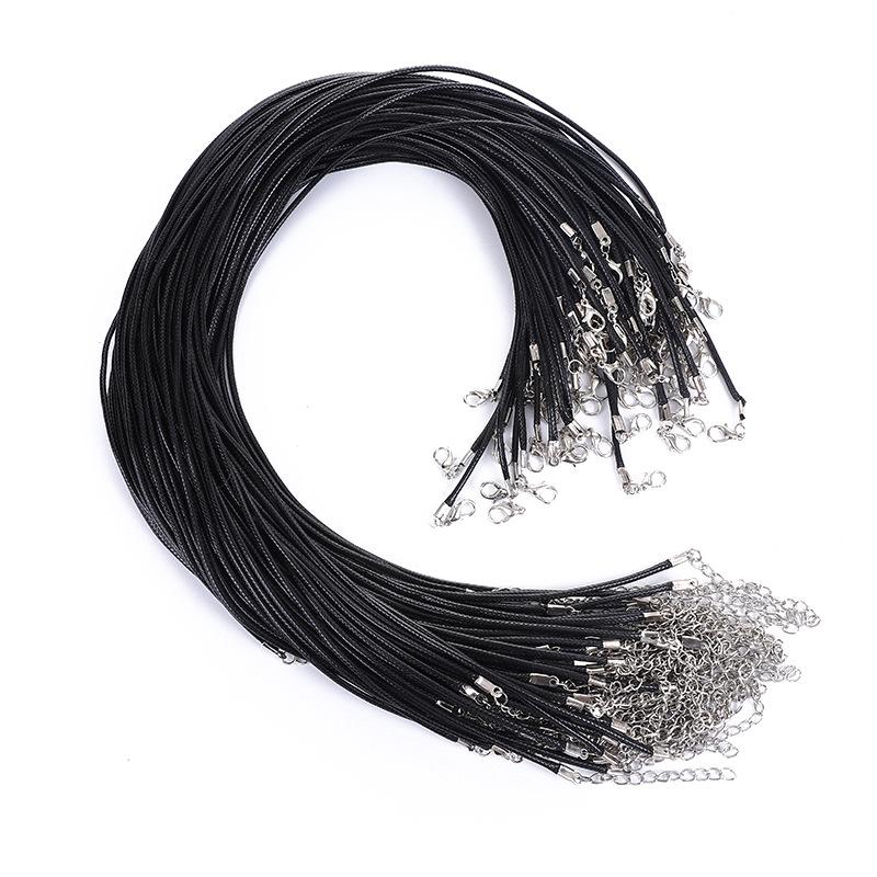 New Simple Jewelry Pendant Rope - DIY Wax & Leather Necklace Cord