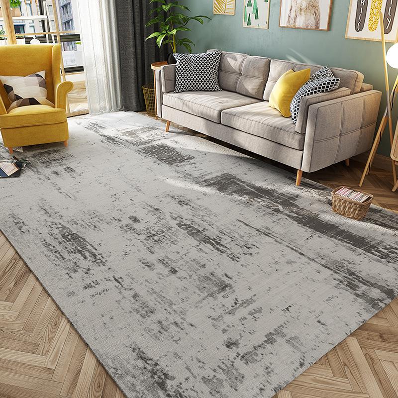 Simple Style Carpet Living Room Decoration Home Ins Bedroom Carpets Short Velvet Non-slip Washable Floor Mats Large Area Rug