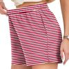 Ladies Casual Fashion High Waist Floral Elasticated Waist Shorts