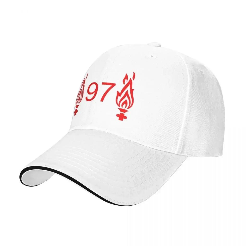 97 Hillsborough Flame Custom Baseball Caps Men Unisex Male Beach Sun Hat Trucker Cap