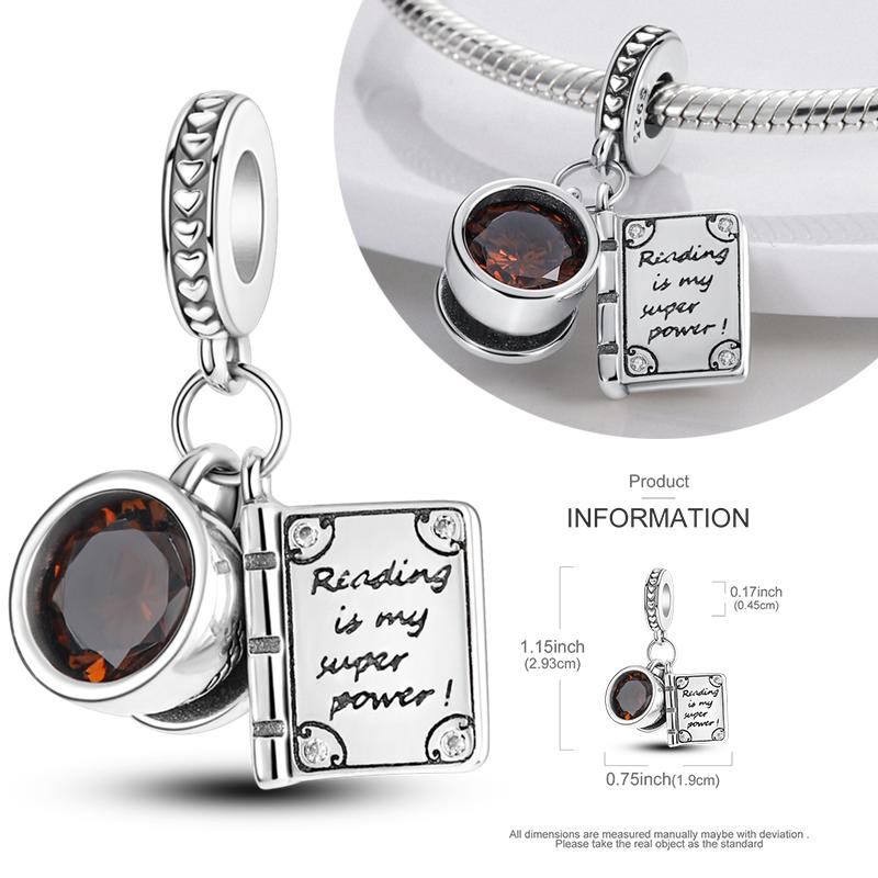 Copper Charms Beads Perfume Animal Butterfly Pendants Fit Original Bracelet Diy Jewelry