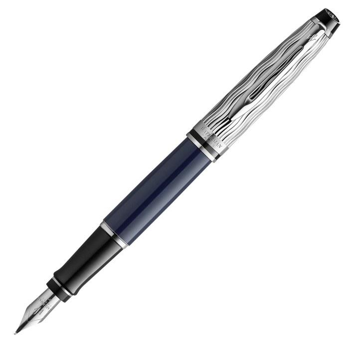 Waterman Expert Deluxe Special Edition Fountain Pen F Fine Nib Blue CT 2167587