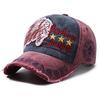Baseball Cap Men'S Retro Washed Retro Letter Embroidered Cap Outdoor Sports Sun Protection Sun Hat Children