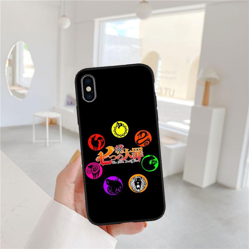 LO85 S-Seven D-Deadly Sin Soft Shell Phone Case for Redmi Note 8 9 Pro Max 9S 9T 9C NFC 8T 8A 10A A4