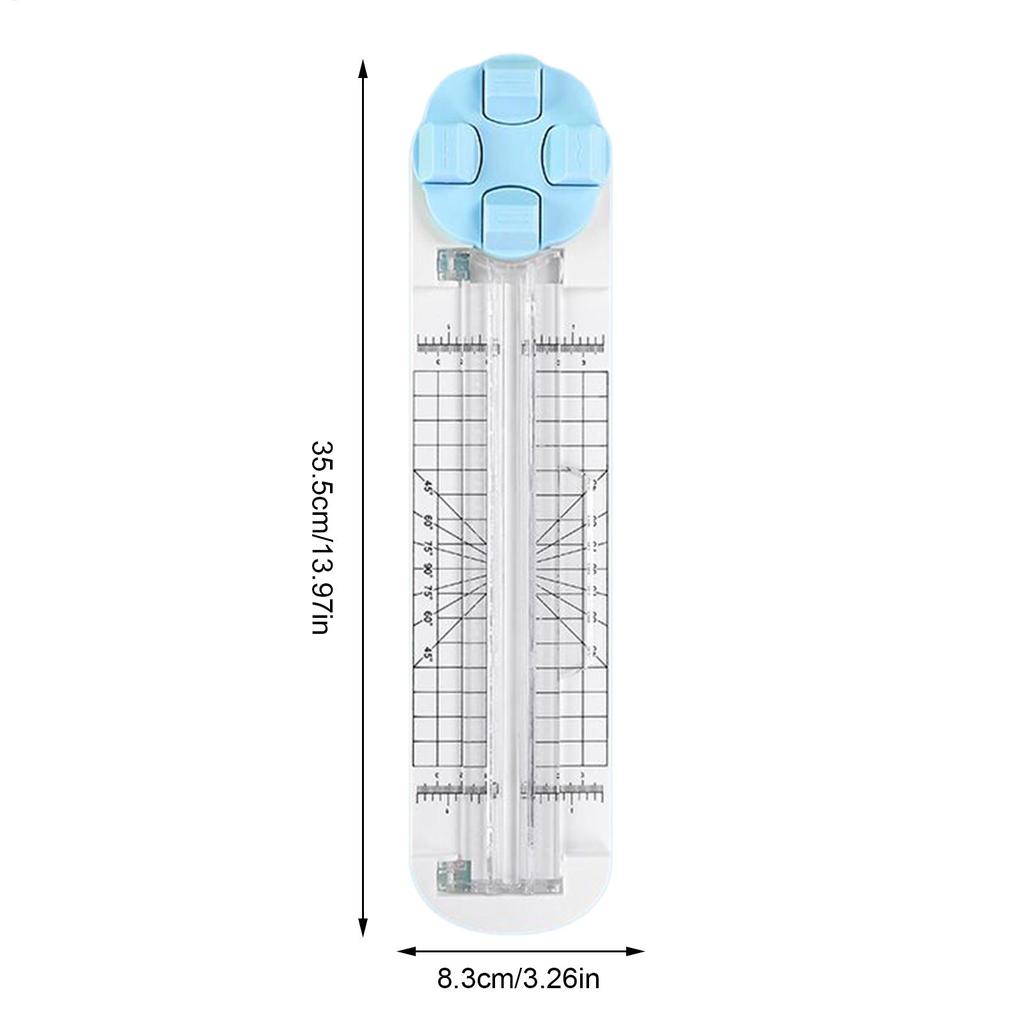 Manual Paper Trimmer Spare Knife Machine Paper Cutter Sliding Multi-Function 4-in-1 Paper Cutter Cutting Cardboard Tool