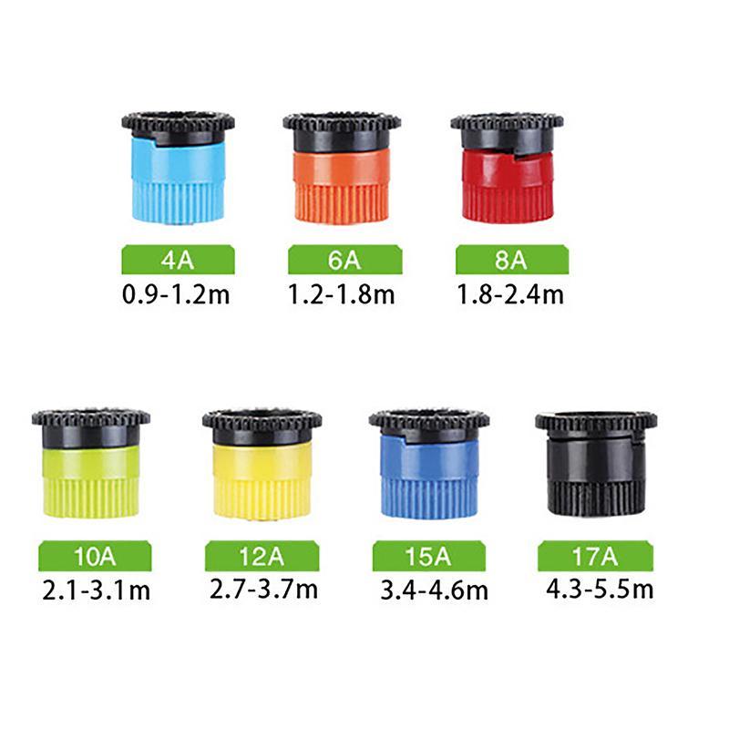 0~360 Degree Adjustable Scattering Sprinkler Up Garden Park Farm Lawn Irrigation Sprinkler Replacement Nozzle 1/2" Female Thread