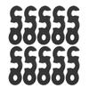 10PCS Rope Tensioner Cord Adjuster Aluminium Alloy Easy   Stable Fixation Camping Accessory for Tent Hiking