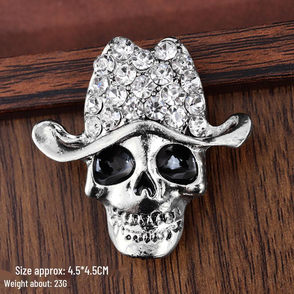 Halloween Retro Zodiac Snake Brooch - Enamel Pin Suit Accessory