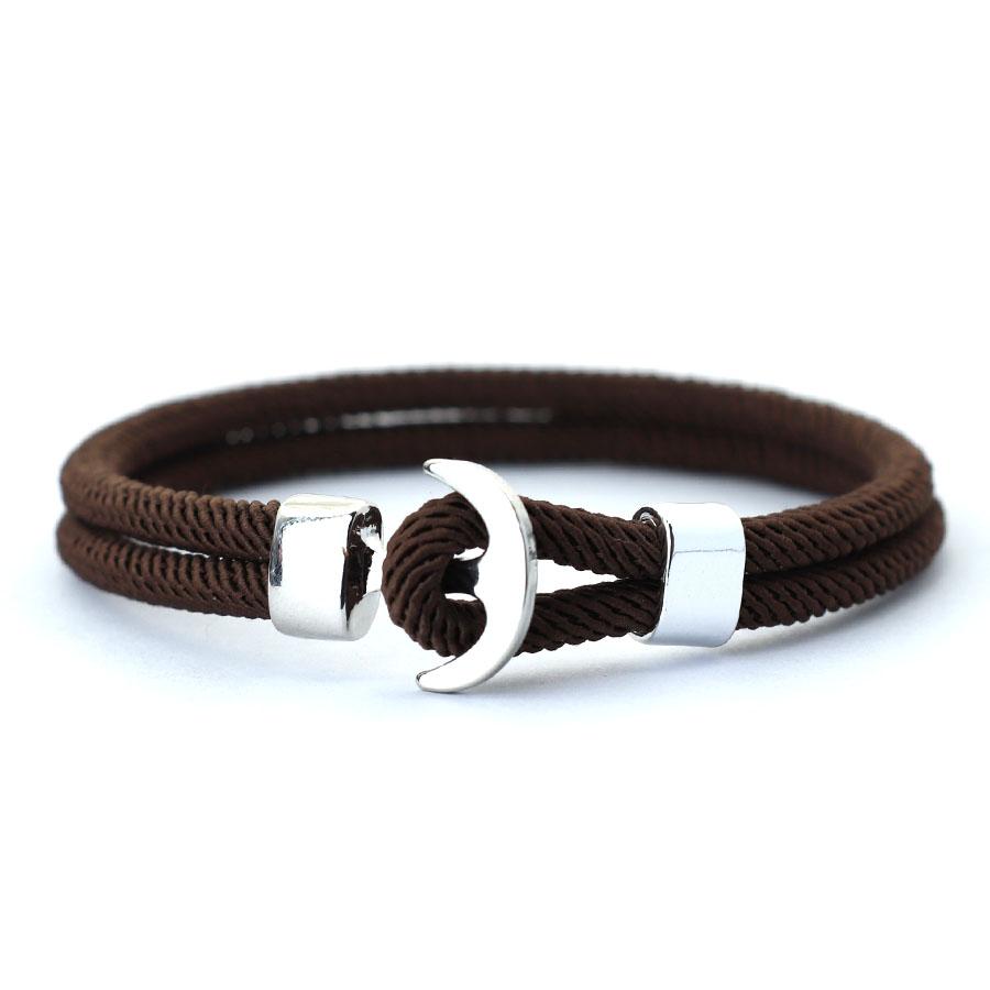 Brățară String Marină pentru Bărbați Strat Dublu Coardă Milano Brățară Nautică Pentru Hombre Ancora Piraților Brazalete Accesorii