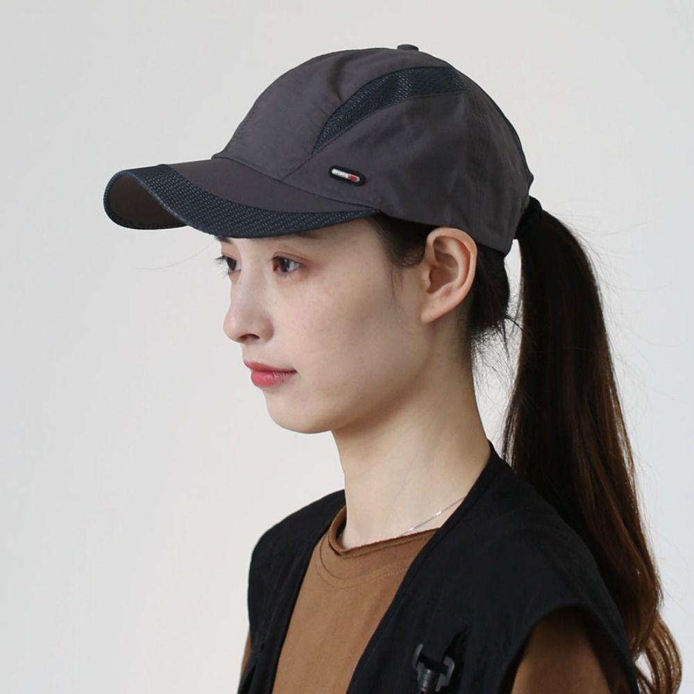Sun Protection Quick Dry Cap Ultra-Thin Sports Hat Adjustable Mesh Baseball Cap  Cycling