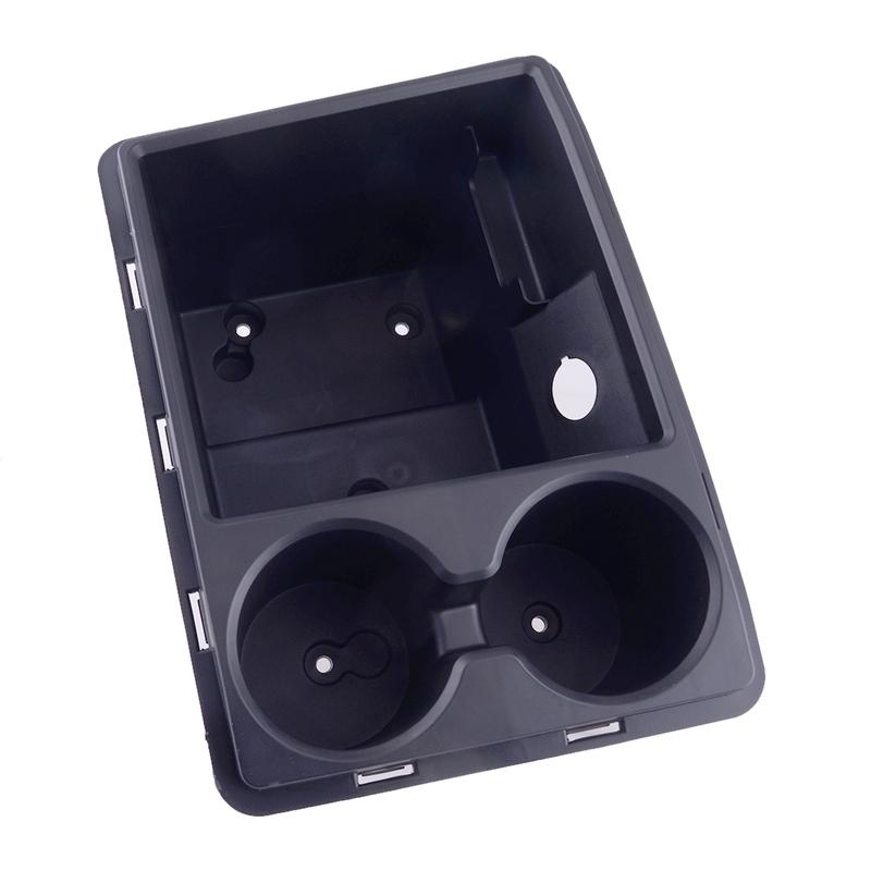Car Center Console Coin Cup Holder Organizer Storage Box Fit For Dodge Ram 1500 2500 3500 2010-2012 2013 2014 2015 IQR15DX9AA