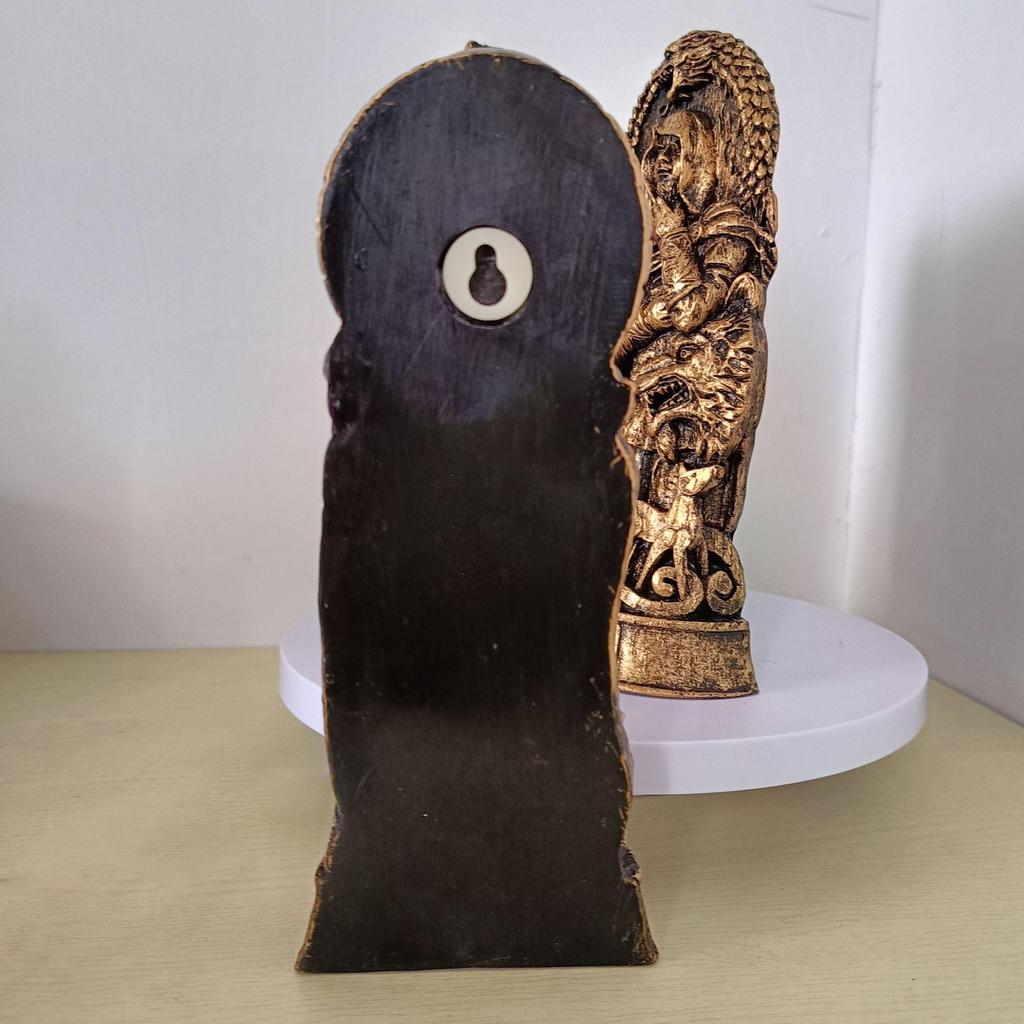 Nordic Mythology Resin Statues: Tree Resin Ornaments for Home & Study Decor